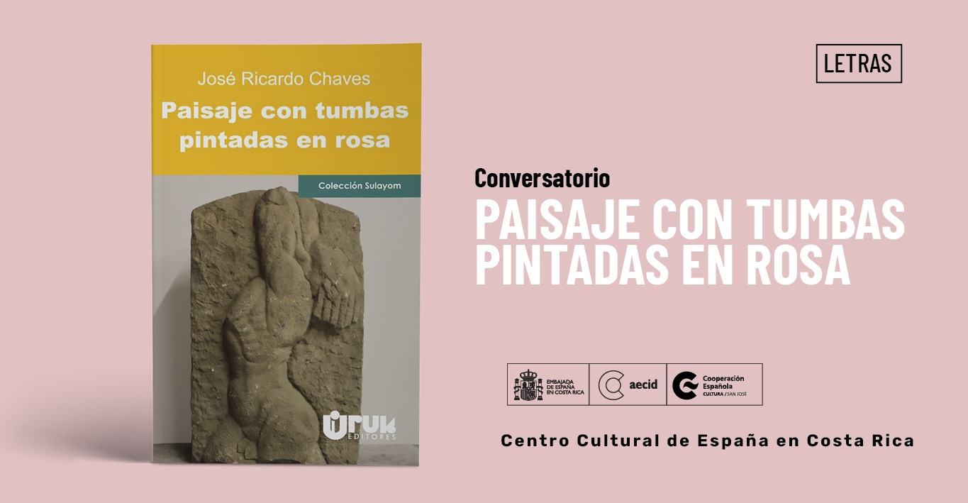 Paisaje con tumbas pintadas en rosa