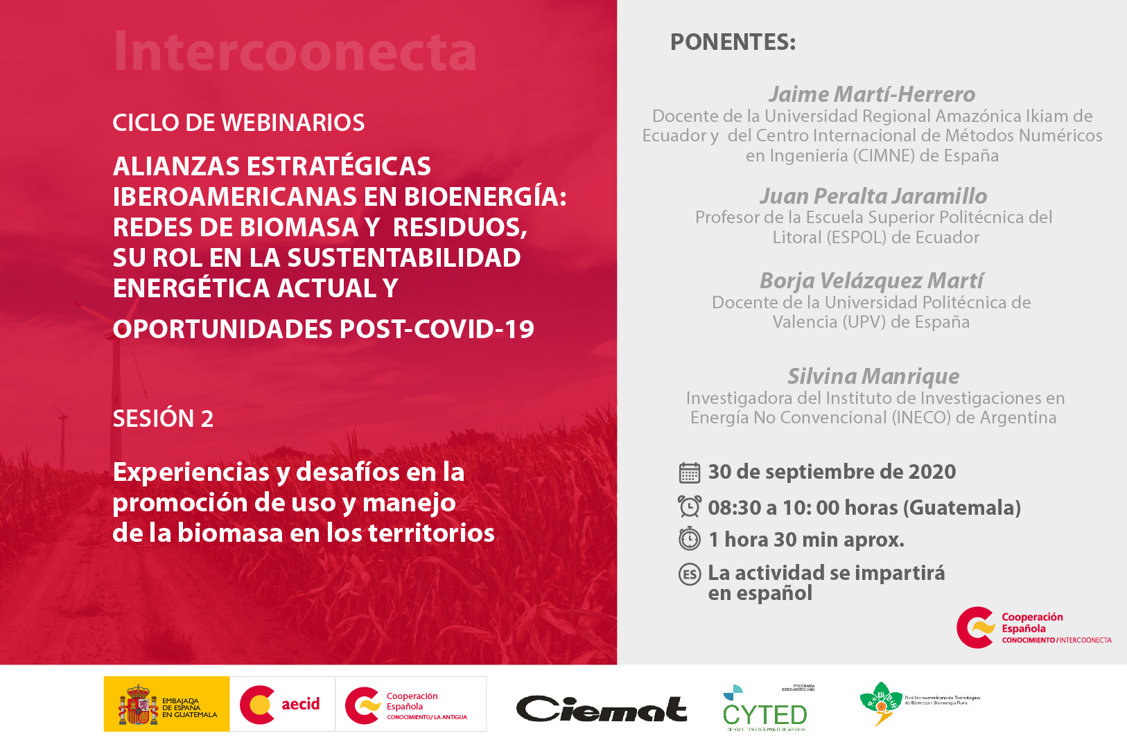 Alianzas estratgicas iberoamericanas en bioenerga