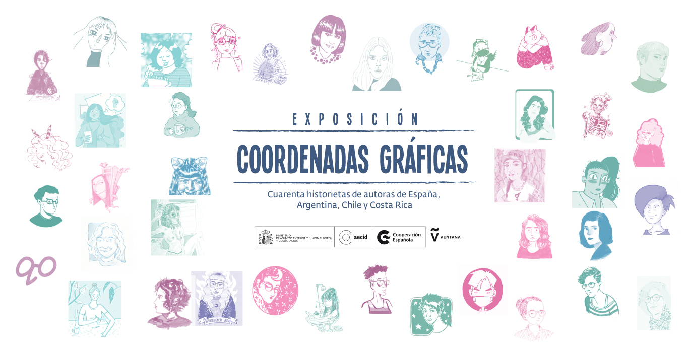 Coordenadas grficas Cuarenta historietas de autoras de Espaa Argentina Chile y Costa Rica