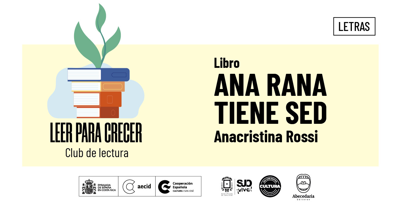 Club de lectura Leer para crecer Libro Ana Rana tiene sed