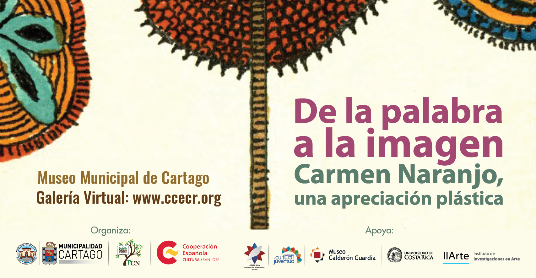 De la Palabra a la Imagen Carmen Naranjo una apreciacin plstica