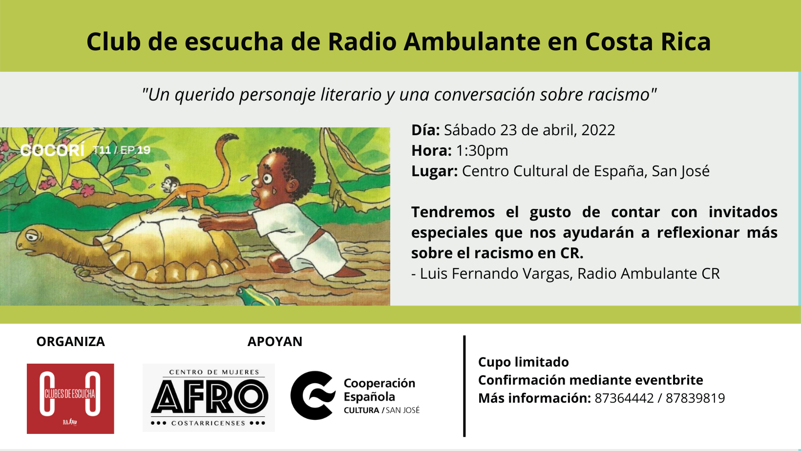 Club de Escucha presencial de Radio Ambulante