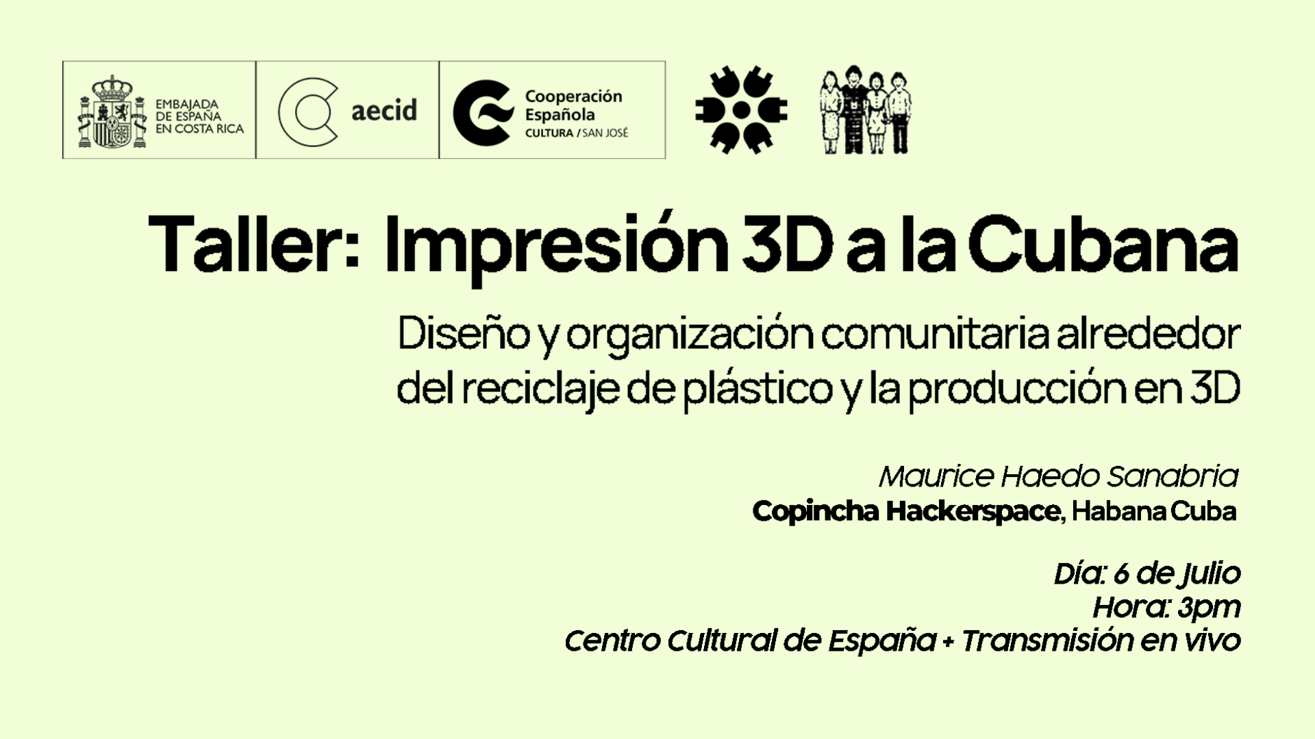 Impresin 3D a la Cubana con plstico reciclado