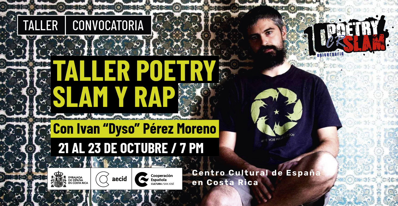 Taller Poetry Slam y Rap con Ivan Dyso Prez Moreno