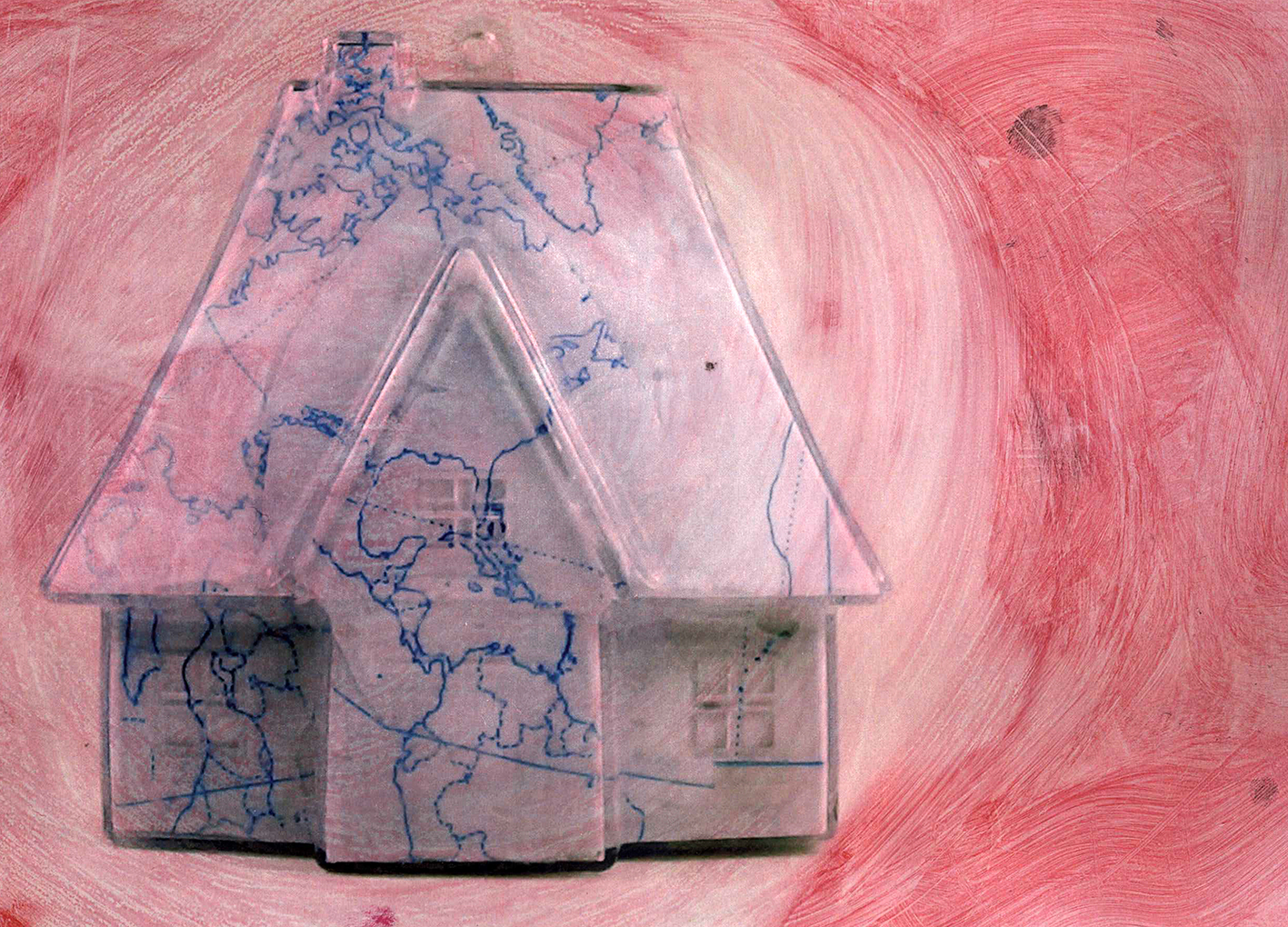 Intervención de Ariana Palma en obra de Jorge Zamorán