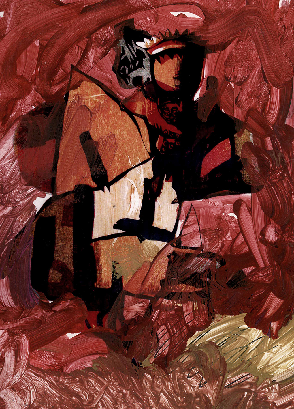 Intervención de Arturo Alemán en obra de Adrián Arguedas