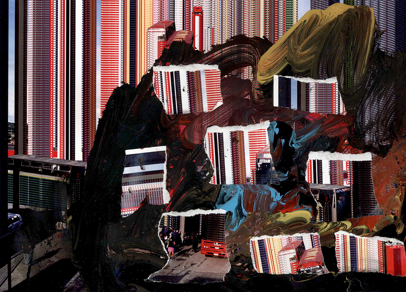 Intervención de Arturo Alemán en obra de Jorge Linares