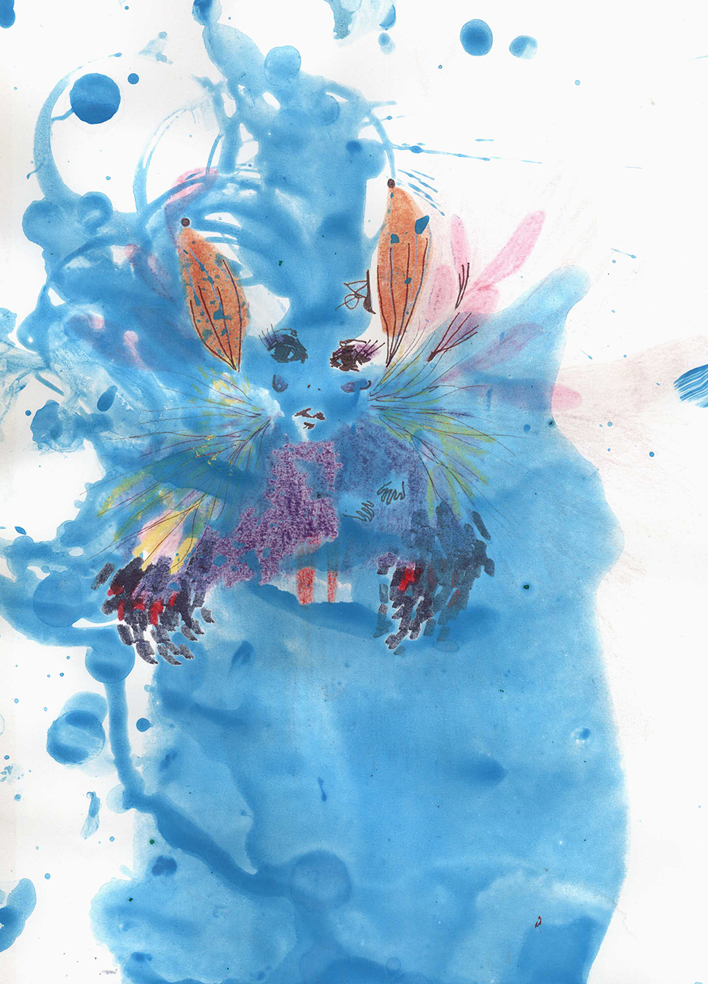 Intervención de David Díaz en obra de Ivanna Yujimets