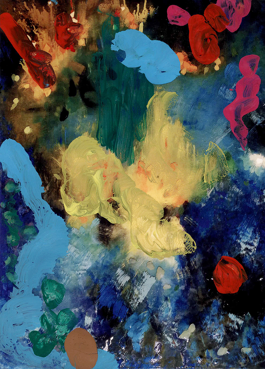 Intervención de Iker Corea en obra de Patricia Betancourt