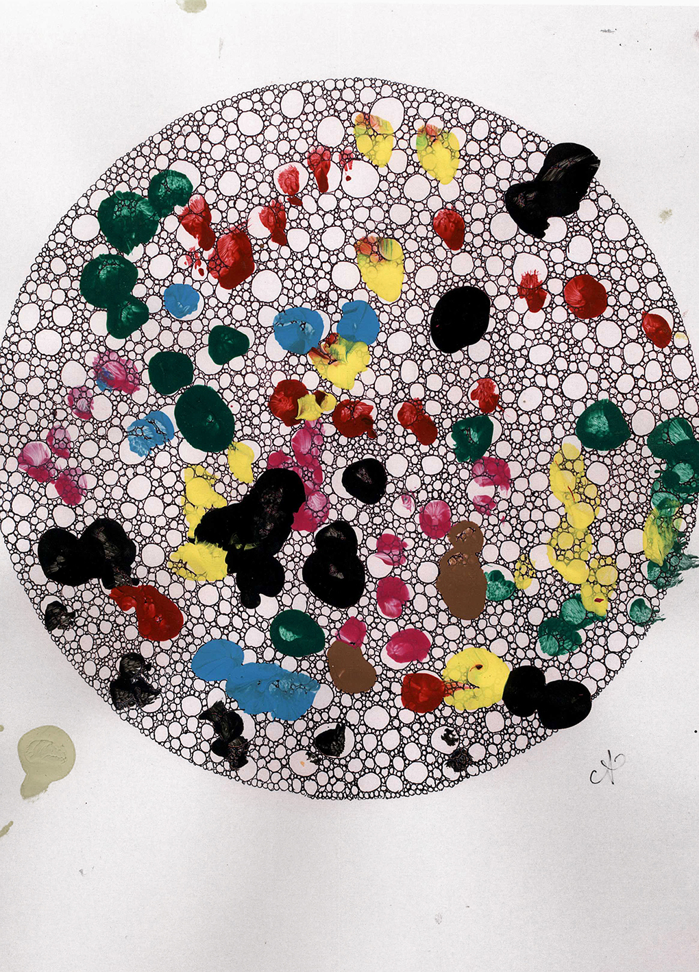 Intervención de Iker Suaso en obra de Alba Marina Escalón