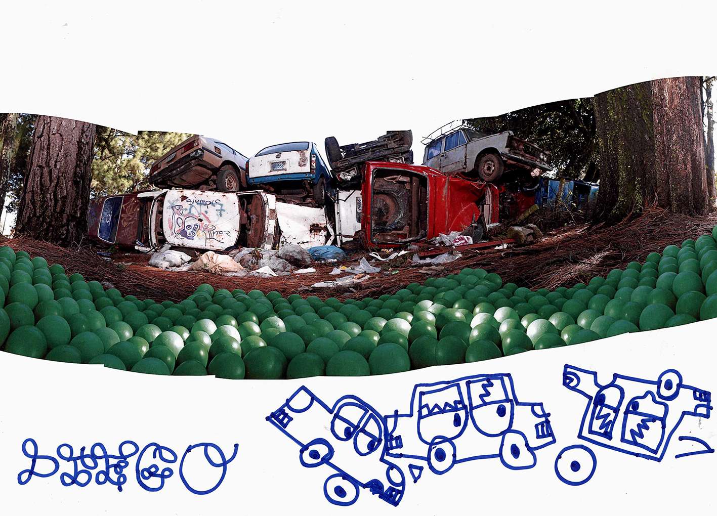 Intervención de Jorge Martínez en obra de Jorge Albán Dobles