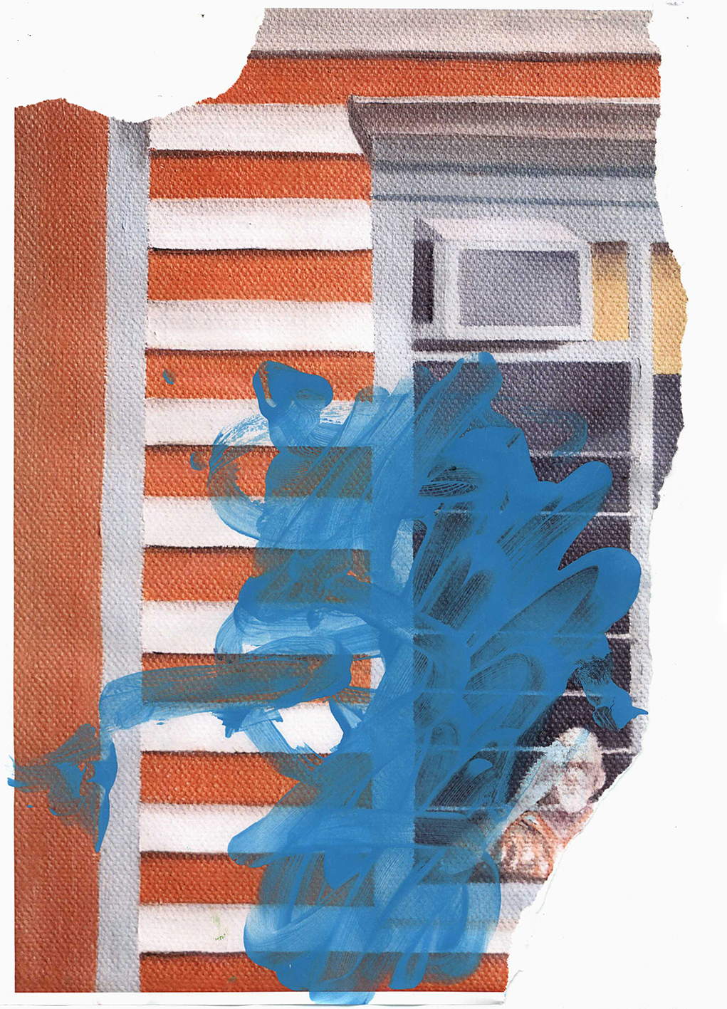 Intervención de Josué Ribera en obra de Andrés Murillo