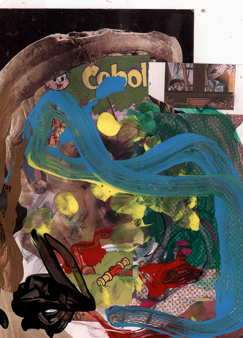 Intervención de Matías Guzmán en obra de Guillermo Boehler