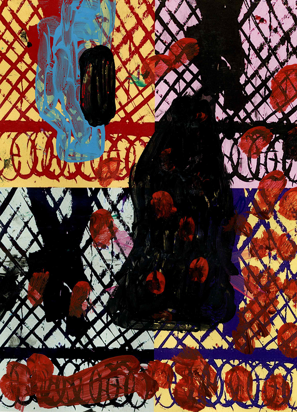 Intervención de Samuel Padilla en obra de Daniel Valladares