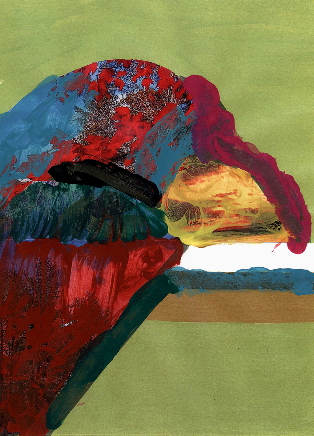 Intervención de Wilson Núñezen obra de Kenneth Coronado