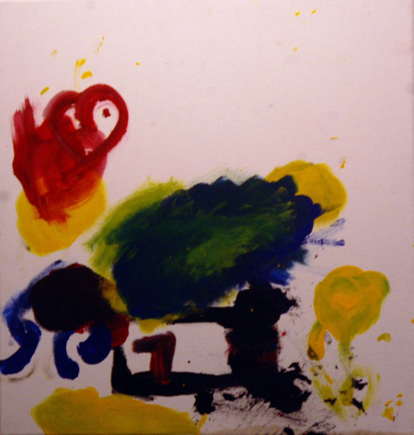 Erickson Araya. Mi primera experiencia. 2018. Acrílico odorizado sobre lienzo. 40 x 40 cm