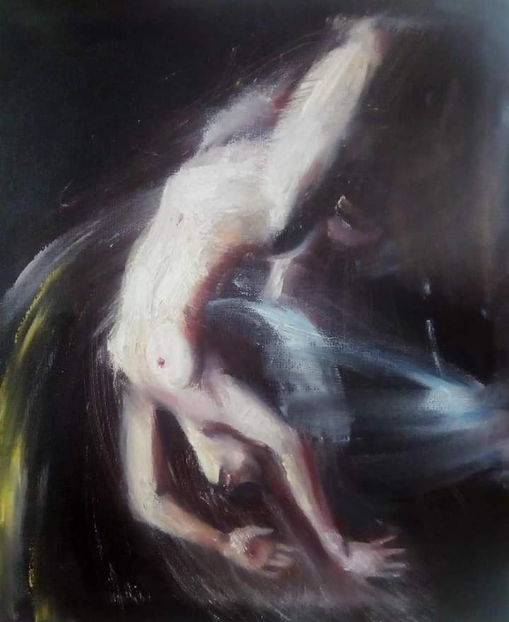 Olga Anaskina. Perla. 2019. Óleo sobre tela