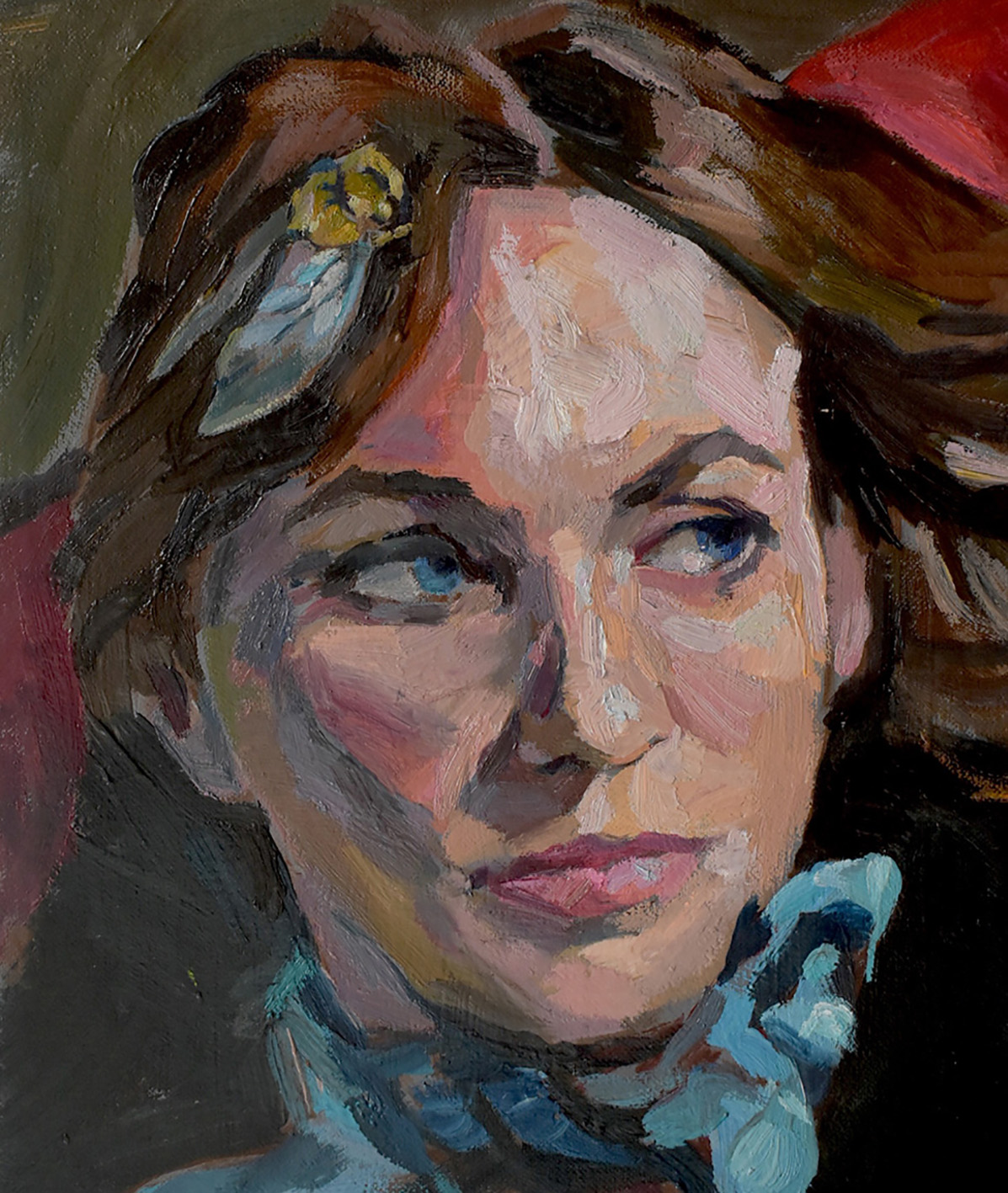 Philipp Anaskin. Eros. 2019. Óleo sobre tela