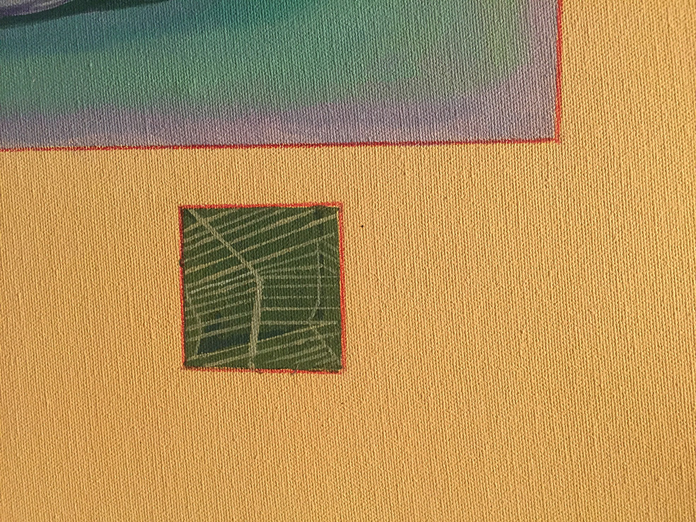 Diana Camacho Mora. Plato de Bomacil y naturaleza muerta. 2020. Acrílico sobre tela. 49 x 67 cm (detalles) (4)