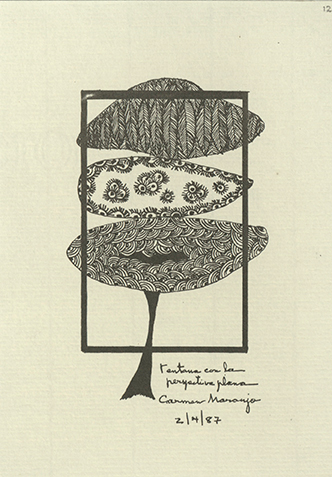 Ventana con la perspectiva plana