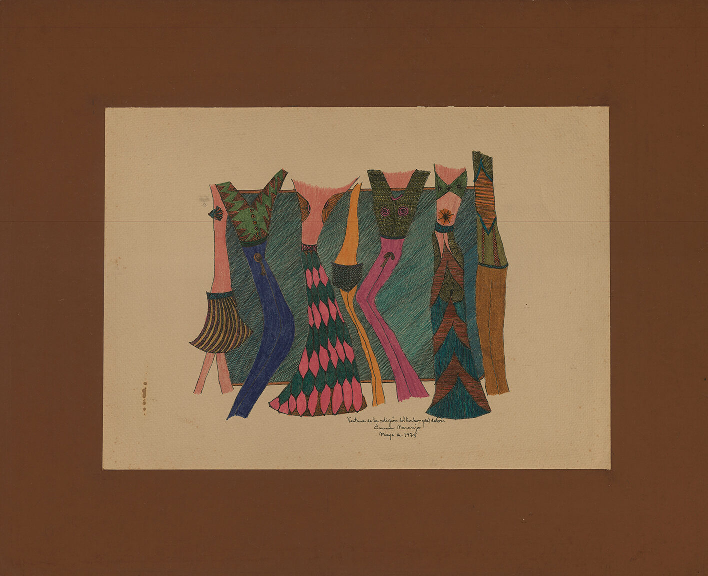 Ventana de la religion del tambor y del dolor