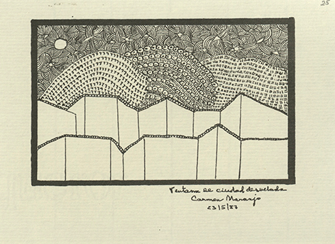 Ventana de una ciudad desvelada