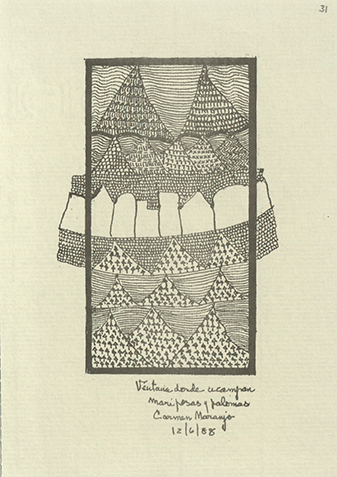 Ventana donde acampan mariposas y palomas