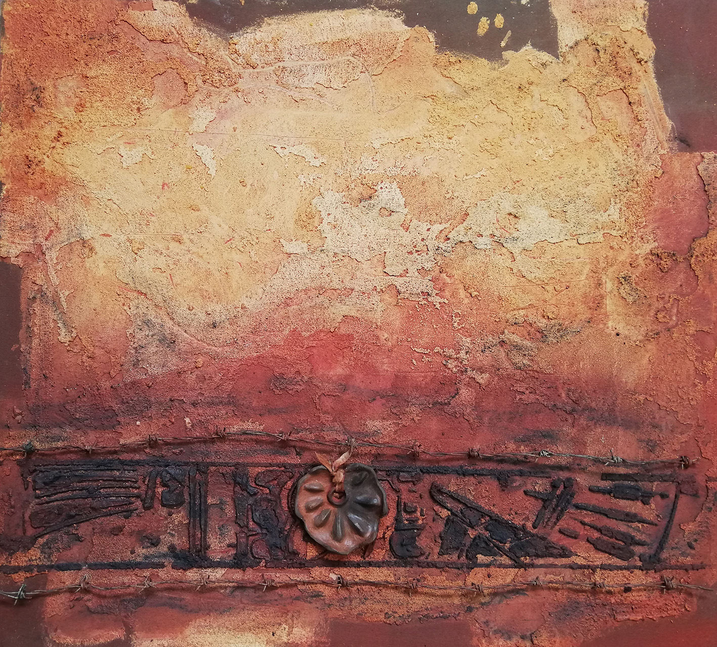 Potrero. 2020. Mixta sobre tela. 100 x90cm