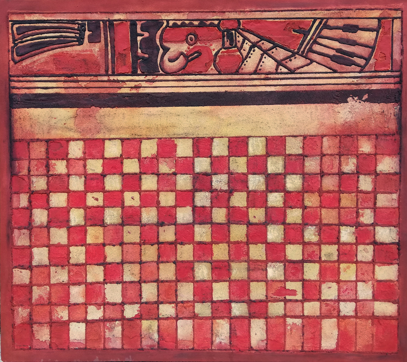 Relato antiguo. 2020. Mixta sobe tela. 100x90cm