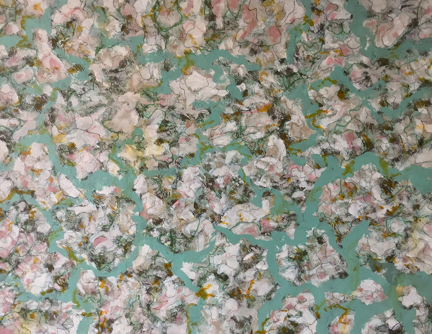 Remojón 16. Acrílico sobre papel. 50x65cm