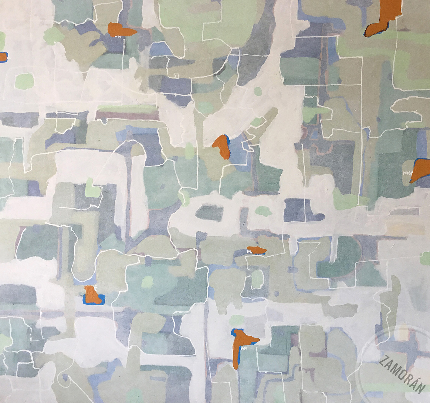 Remojón 20. Acrílico sobre tela. 108x104cm