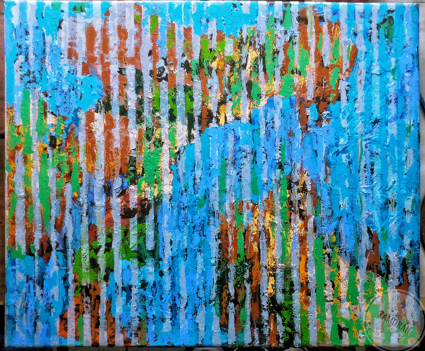 Remojón 23. Acrílico sobre tela. 60x51cm