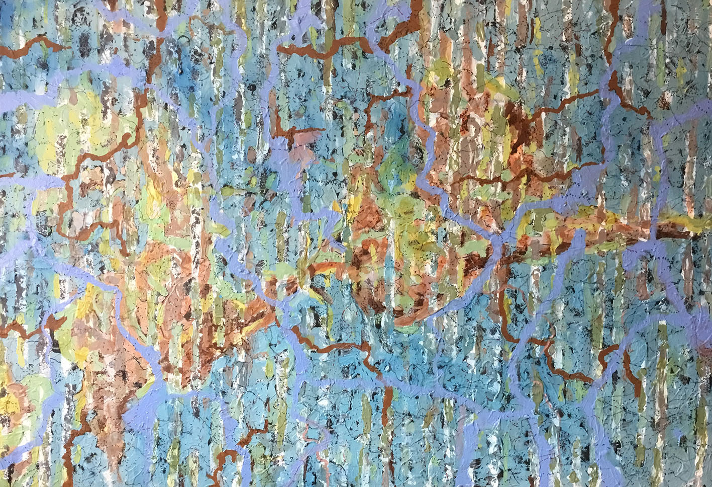 Remojón 24. Acrílico sobre tela. 83x122cm