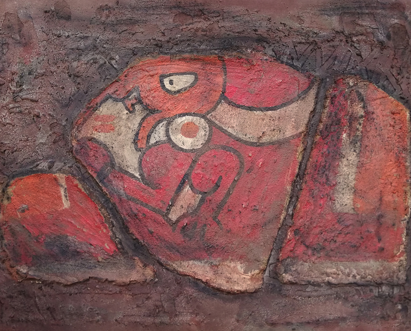 Tiesto. 2020. Mixta sobre tela. 100x80cm