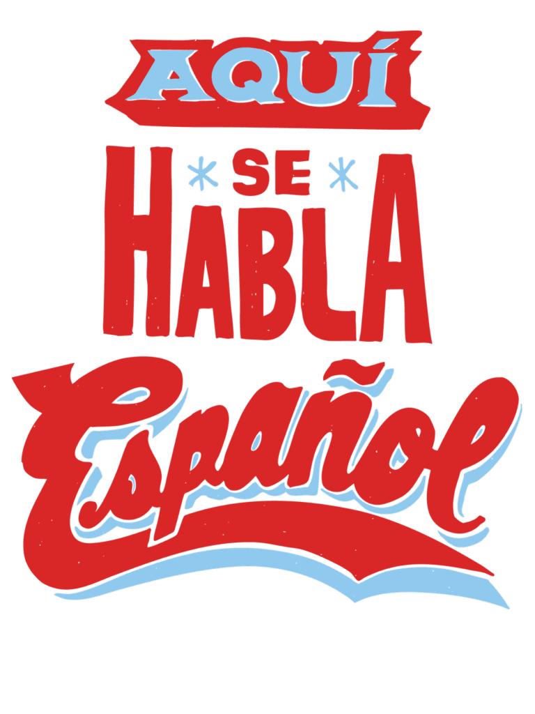 Ilustración Aquí se habla Español
