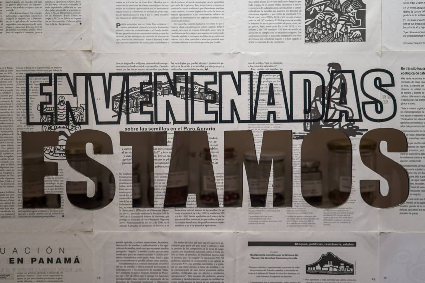 Mariela Richmond, Envenenadas ESTAMOS, 2023 Instalación (Detalle)