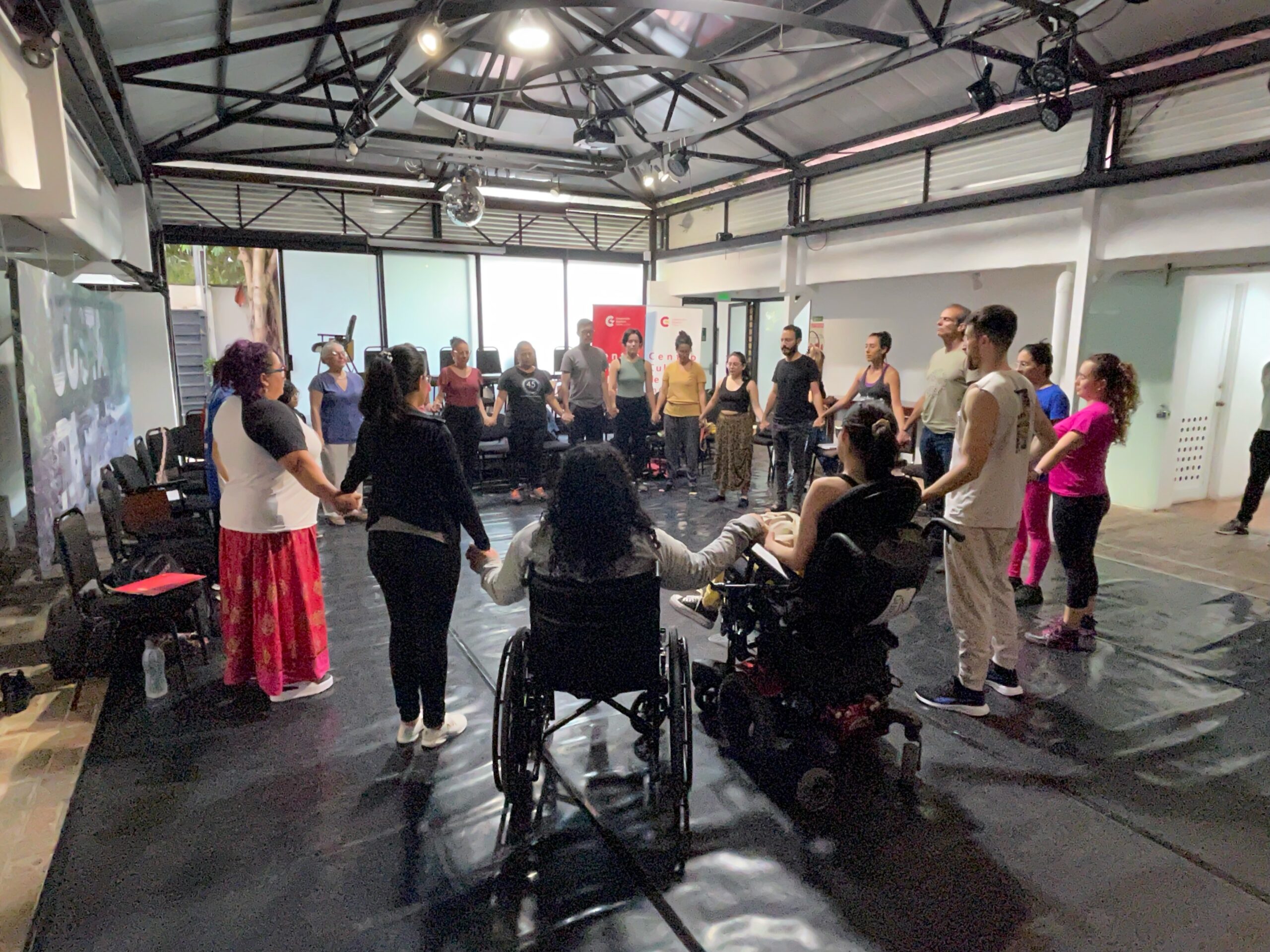 Ejercicio durante el taller