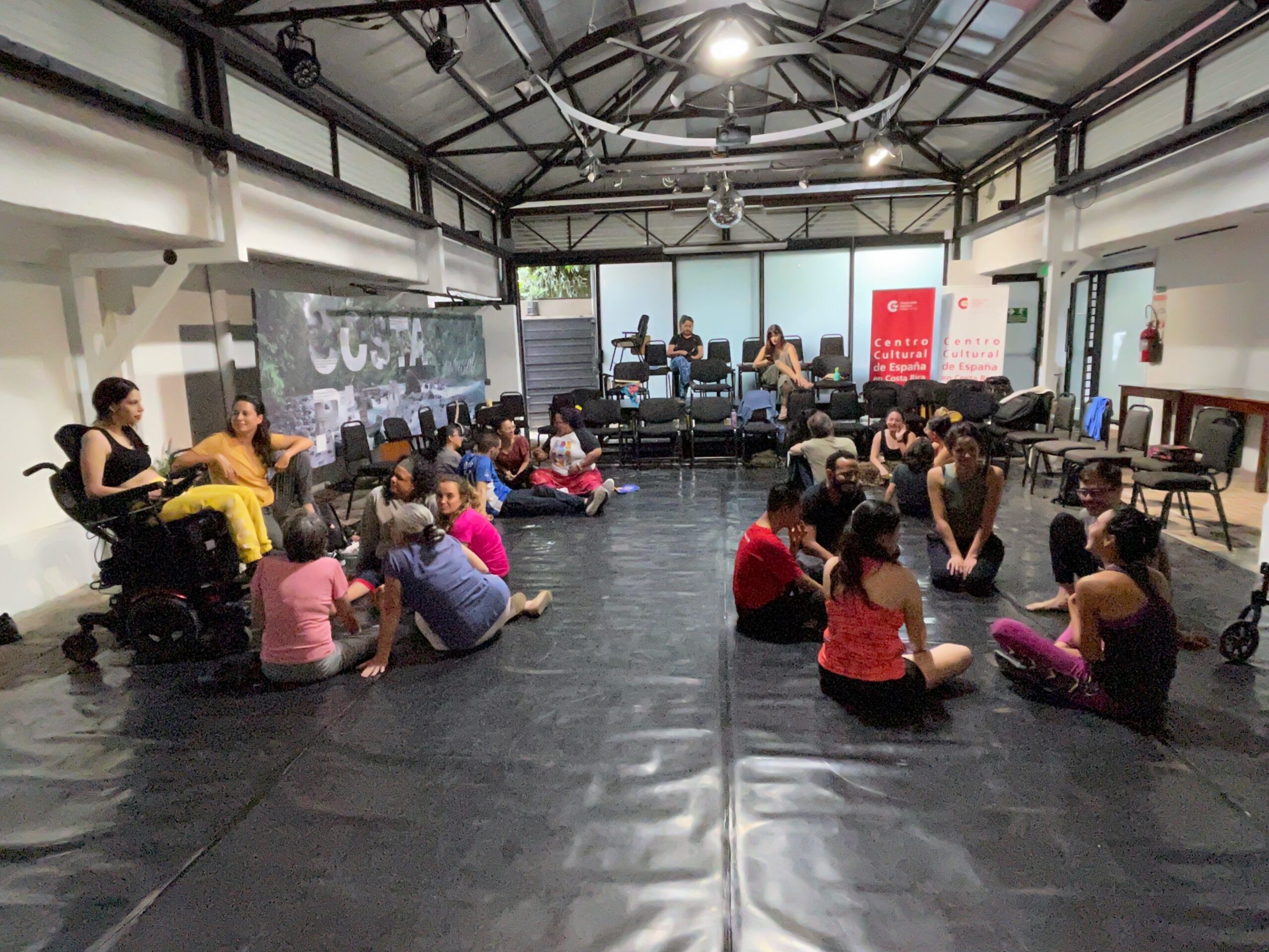 Ejercicio durante el taller