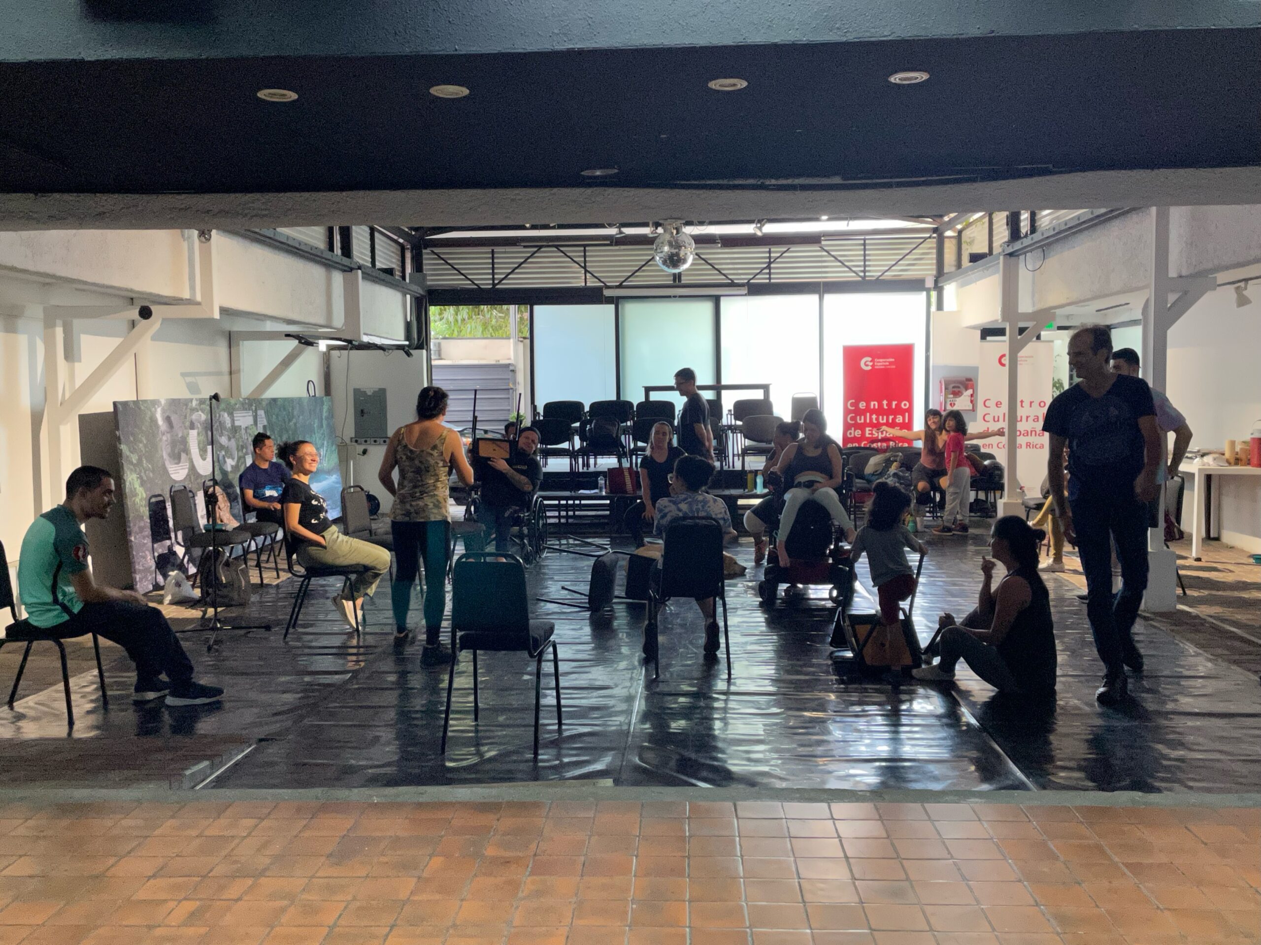 Ejercicio durante el taller