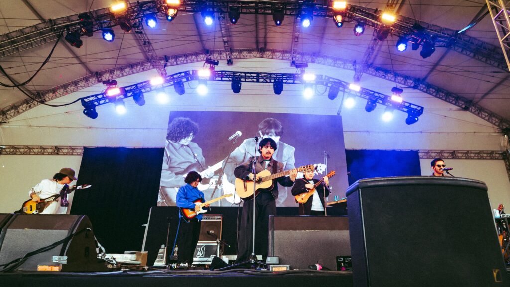 Macario Martínez en el escenario