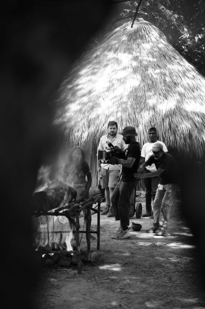 Sebastián grabando